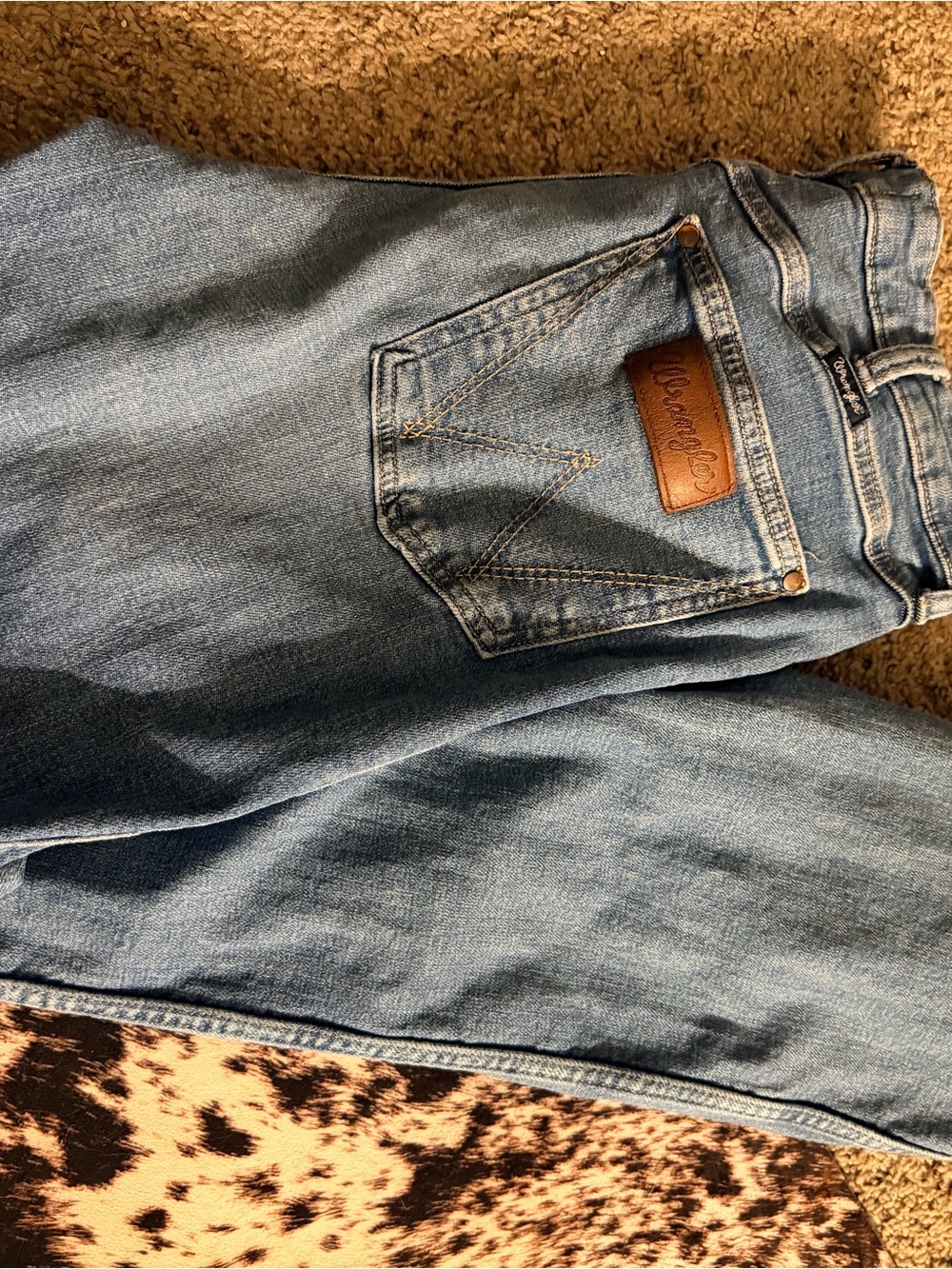 Wrangler Women's Boot Cut Jeans in Light Blue Denim